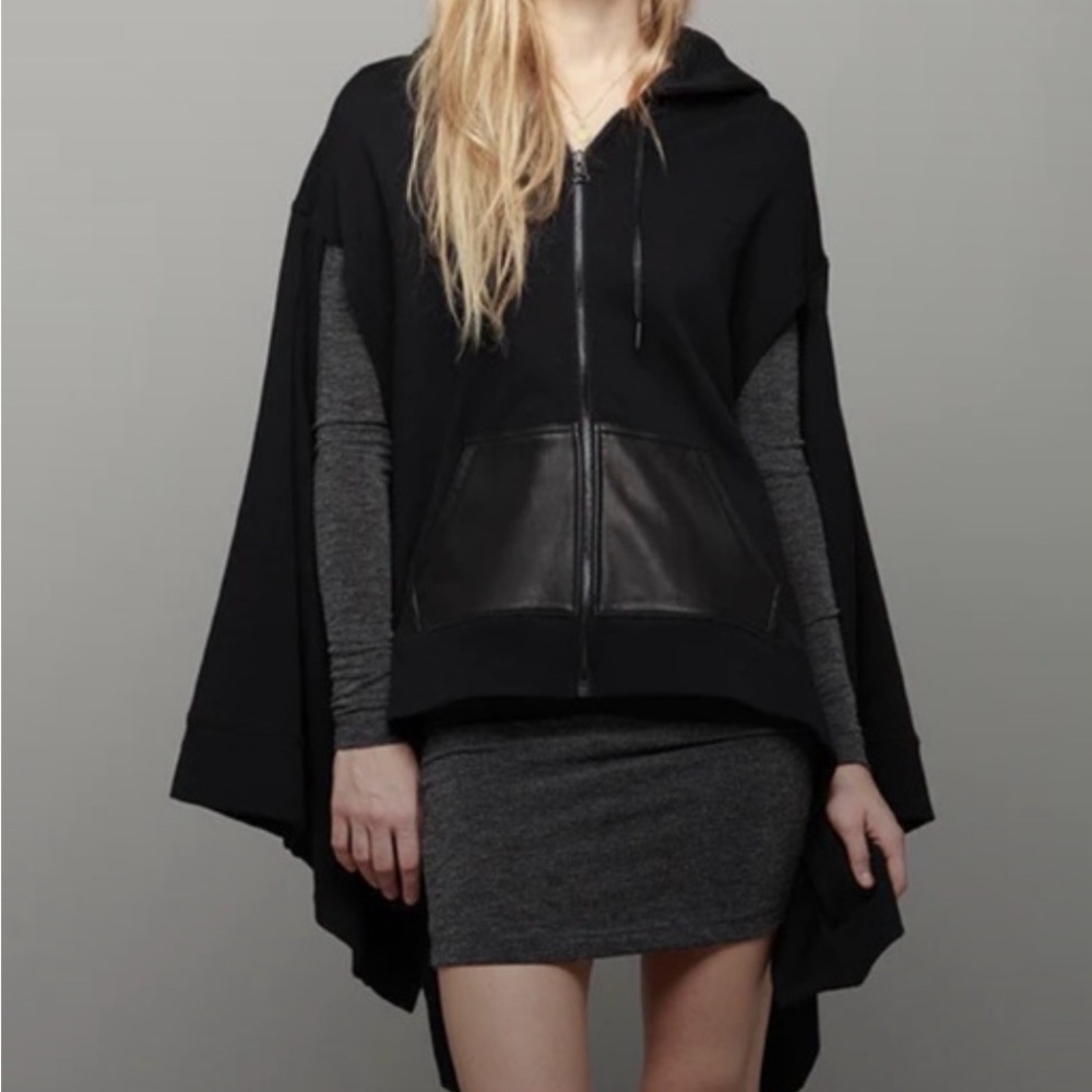 Alexander Wang Black Zip-Up Hoodie